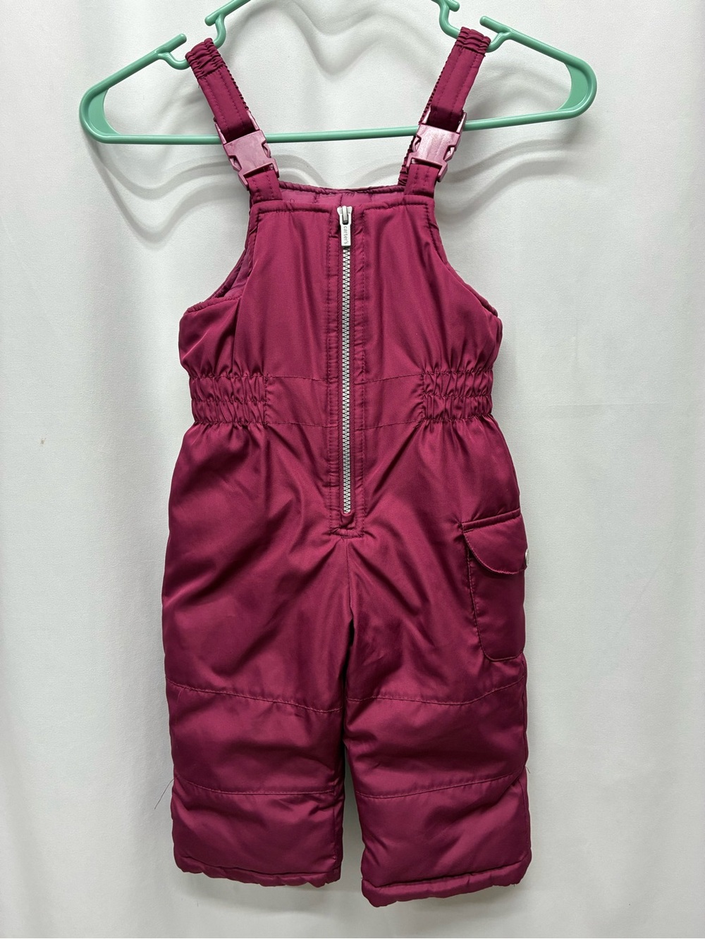 Carters girls 18 months snow bibs overalls snow pants purple winter